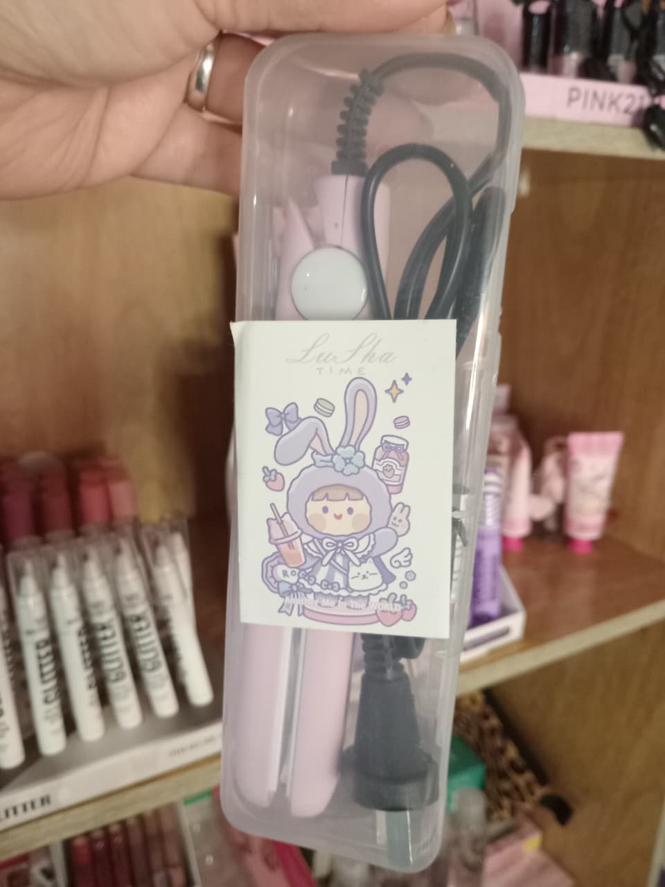 Planchita mini para el pelo